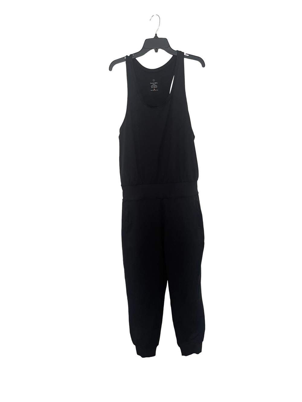 Sweaty Betty Black Gary Jumpsuit Size L